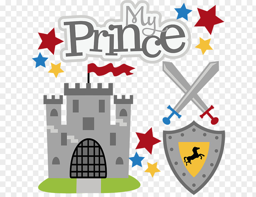 Castle Princess Digital Scrapbooking Cricut Clip Art PNG