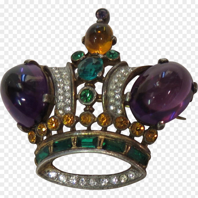 Crown Jewels Gemstone Jewellery Amethyst Clothing Accessories Brooch PNG