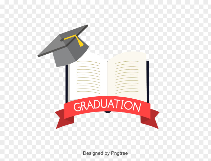 Graduation Book Vector Graphics Ceremony Logo Illustration PNG
