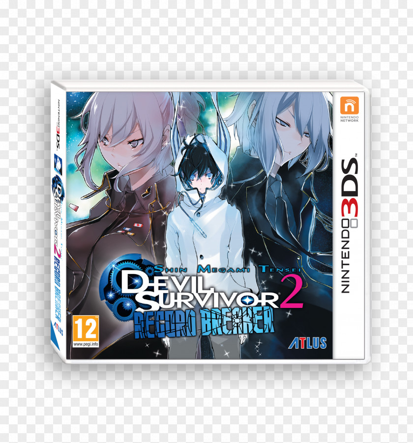 Nintendo Shin Megami Tensei: Devil Survivor 2 Strange Journey Redux 3DS Video Game PNG