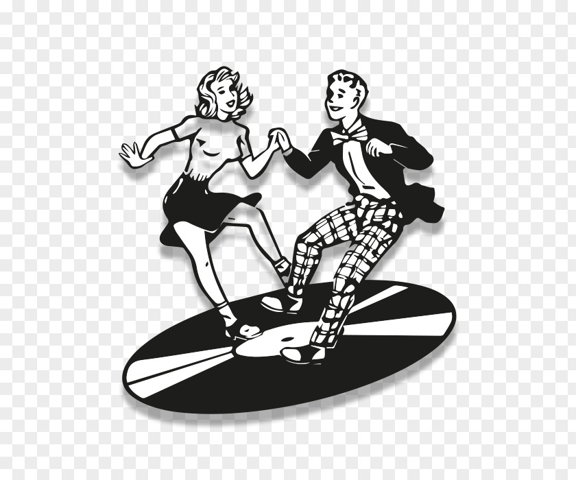 RETRO Dancing Sock Hop Dance Rockin' Robin's Vintage, Retro & Resale Clip Art PNG