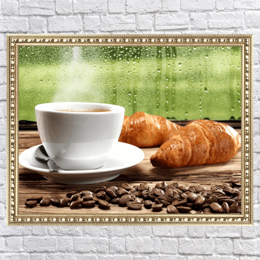 Сroissant Turkish Coffee Croissant Viennoiserie Breakfast PNG