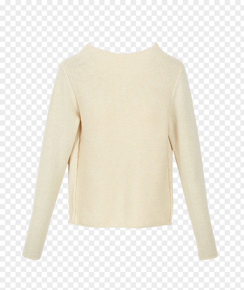 Pullover Sleeve Shoulder Beige PNG