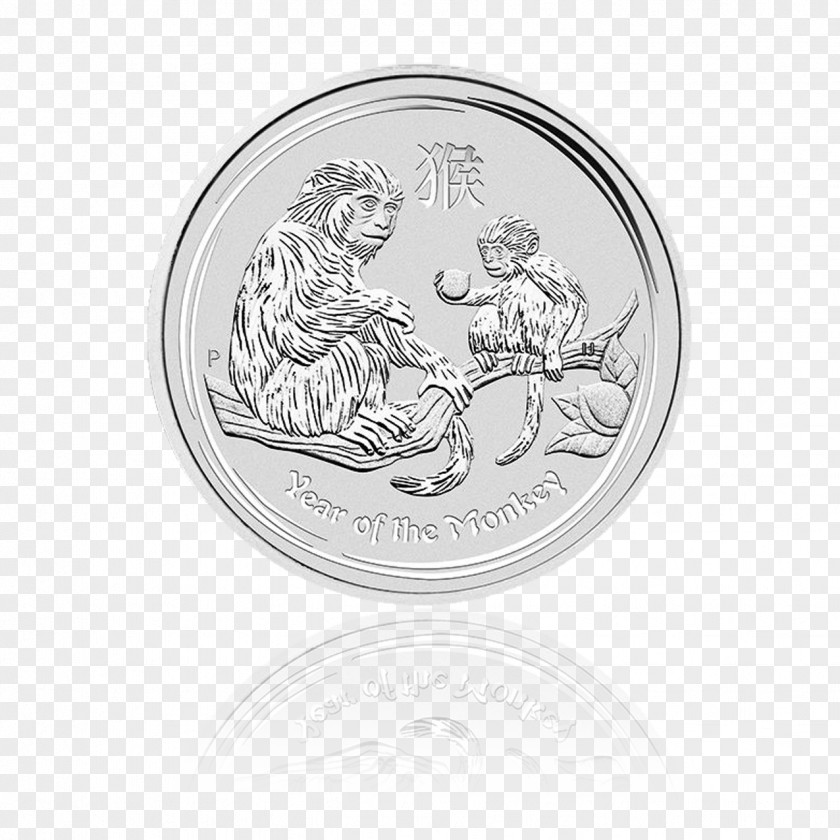Silver Coin Perth Mint Bullion Lunar Series PNG