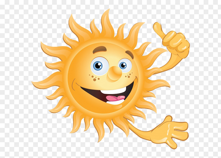 Cartoon Sun Drawing Clip Art PNG