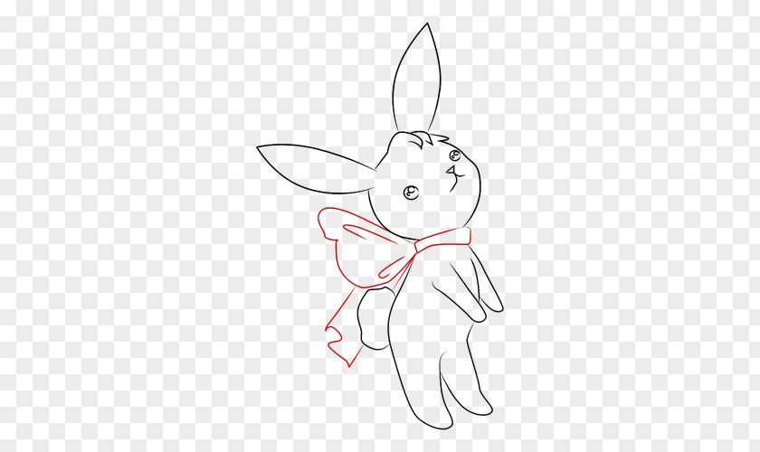 Bunny Drawing Line Art /m/02csf Clip PNG