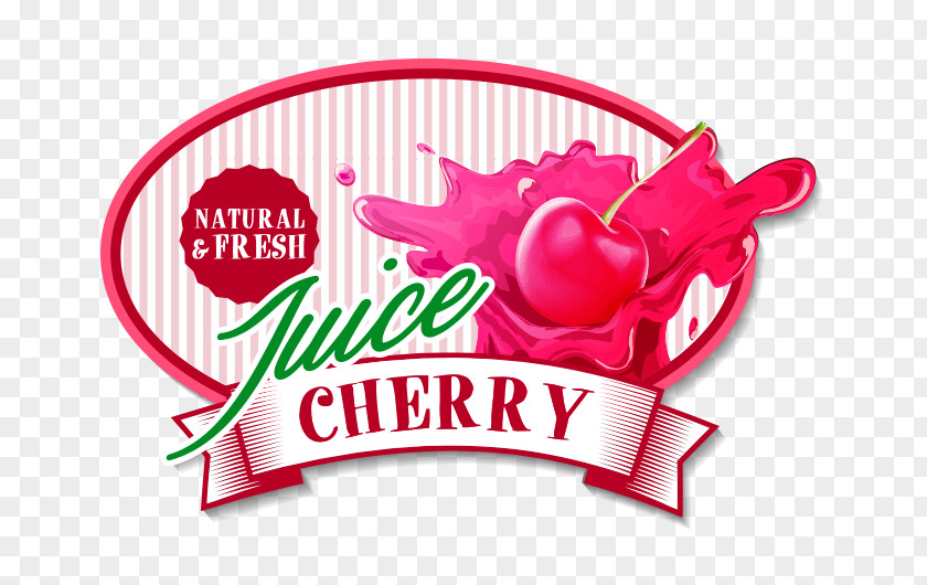 Pink Cherry Fruit Vector Juice Strawberry PNG