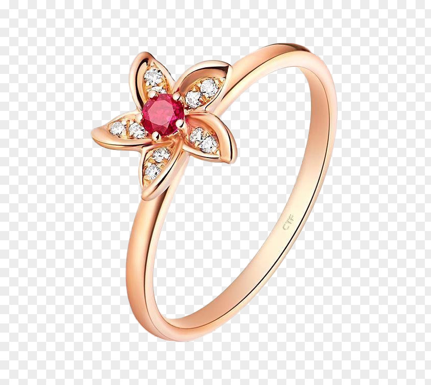 Ruby Diamond Ring Jewellery PNG