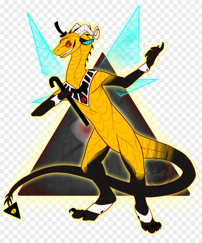 Bill Goldberg Cipher Dragon Drawing PNG