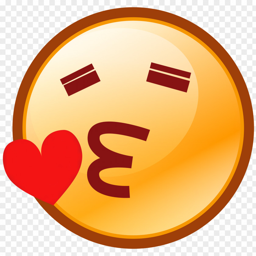 Kiss Smiley Emoji Emoticon Love PNG