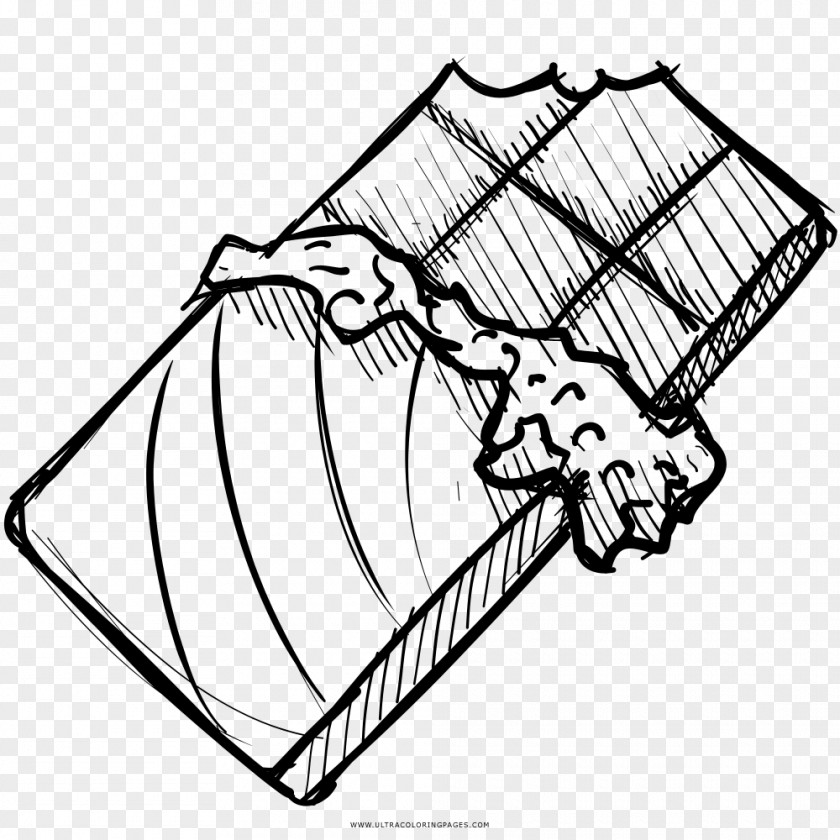 Chocolate Bar White Drawing Coloring Book PNG