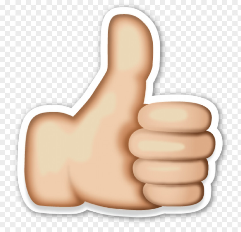 Emoji Thumb Signal Sticker World Emoticon PNG