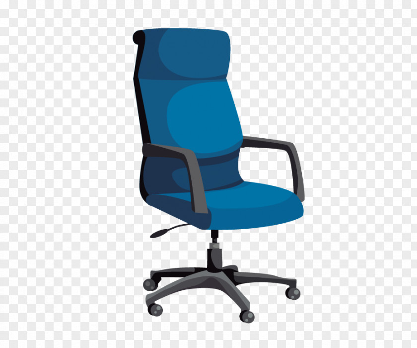 Hand-painted Office Chair Table Furniture Clip Art PNG