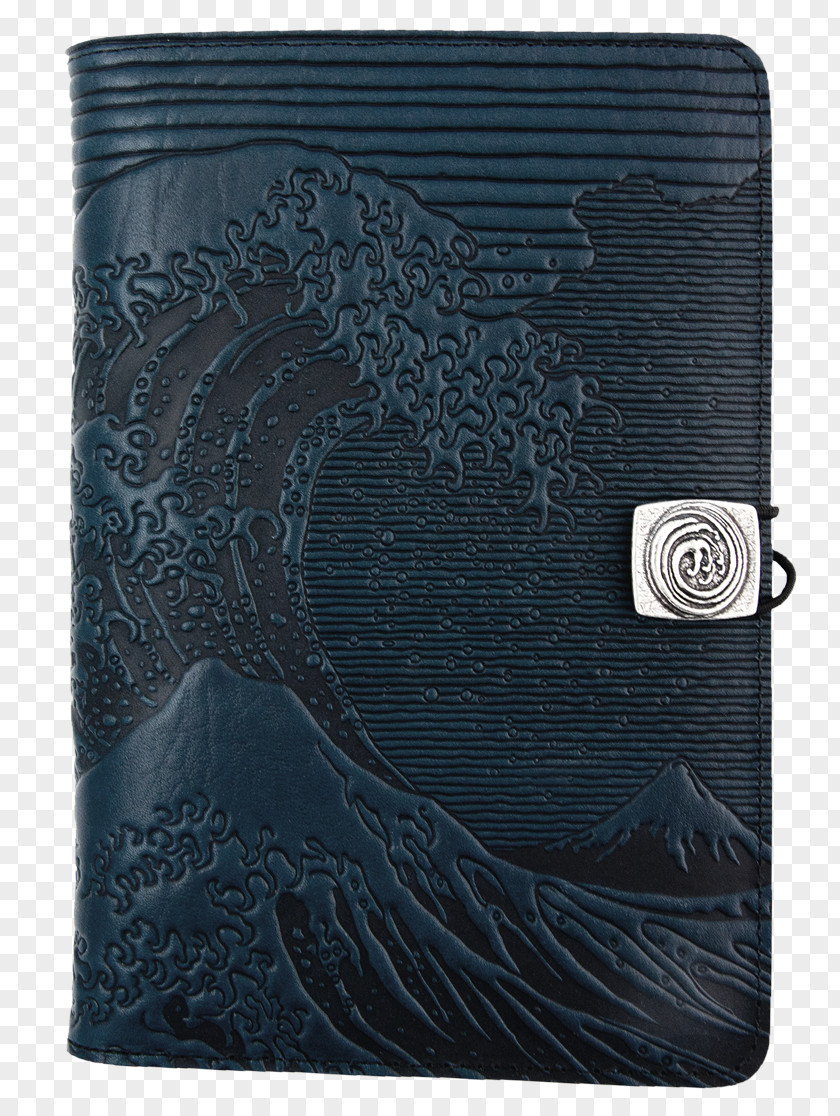 Hokusai Wave Vijayawada Wallet Black M PNG