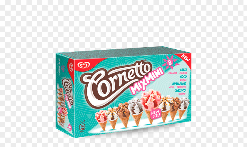 Ice Cream Cornetto Gelato MINI Wall's PNG