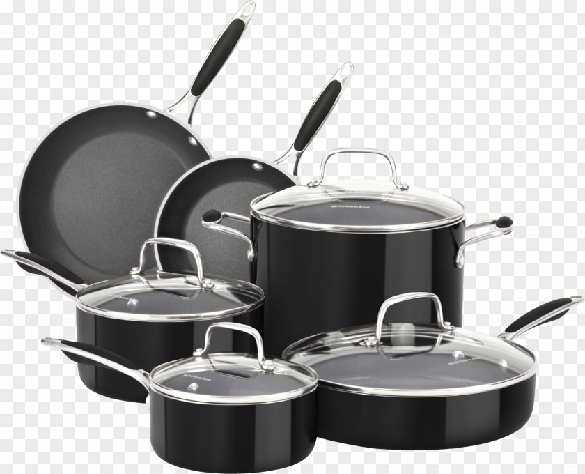 Kitchen Cookware Non-stick Surface KitchenAid Frying Pan PNG