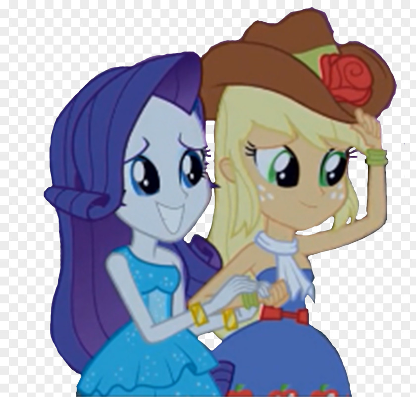 Strapless Vector Applejack Rarity My Little Pony: Equestria Girls PNG
