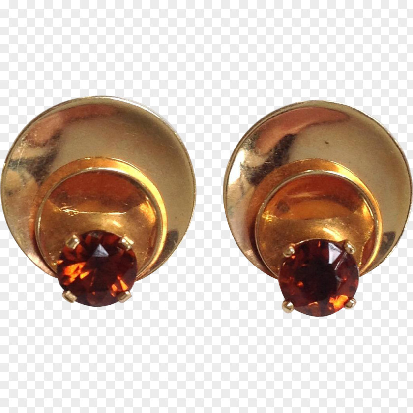 Antiques Of River Oaks Earring Gold Body Jewellery Citrine PNG