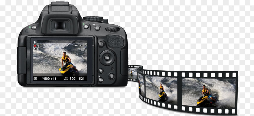 Camera Nikon D5100 D5200 Digital SLR PNG
