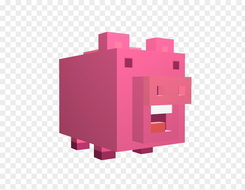 Crossy Road Pink Magenta Purple Violet PNG