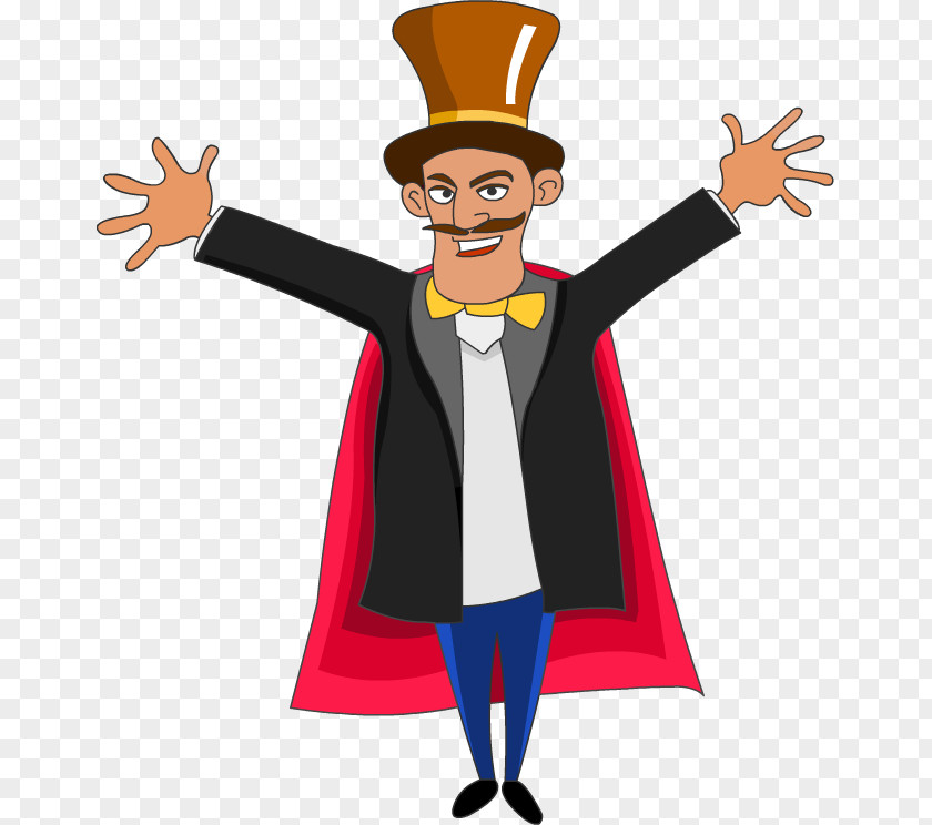 Finger Gesture Circus Cartoon PNG