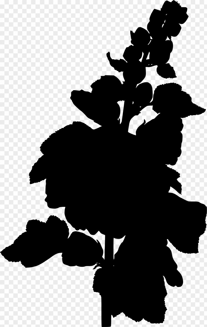 Grape Leaves Flower Family Tree Silhouette PNG