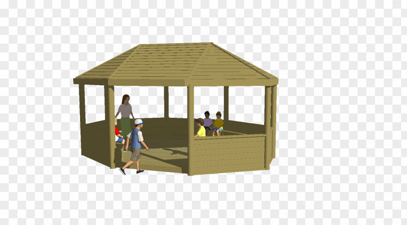 Play Ground Equipment Roof Shade Canopy Gazebo Shed PNG