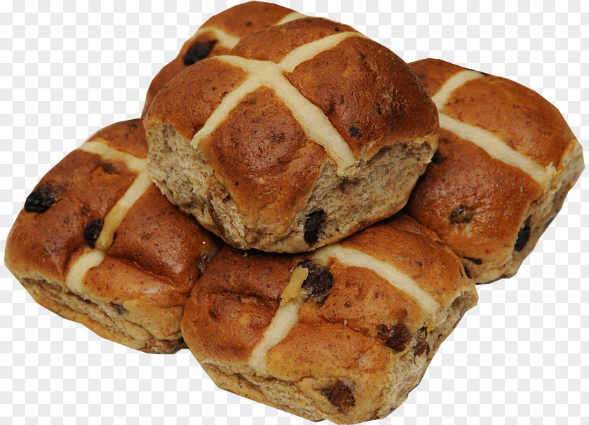 Bun Hot Cross Soda Bread Pancake Rye PNG