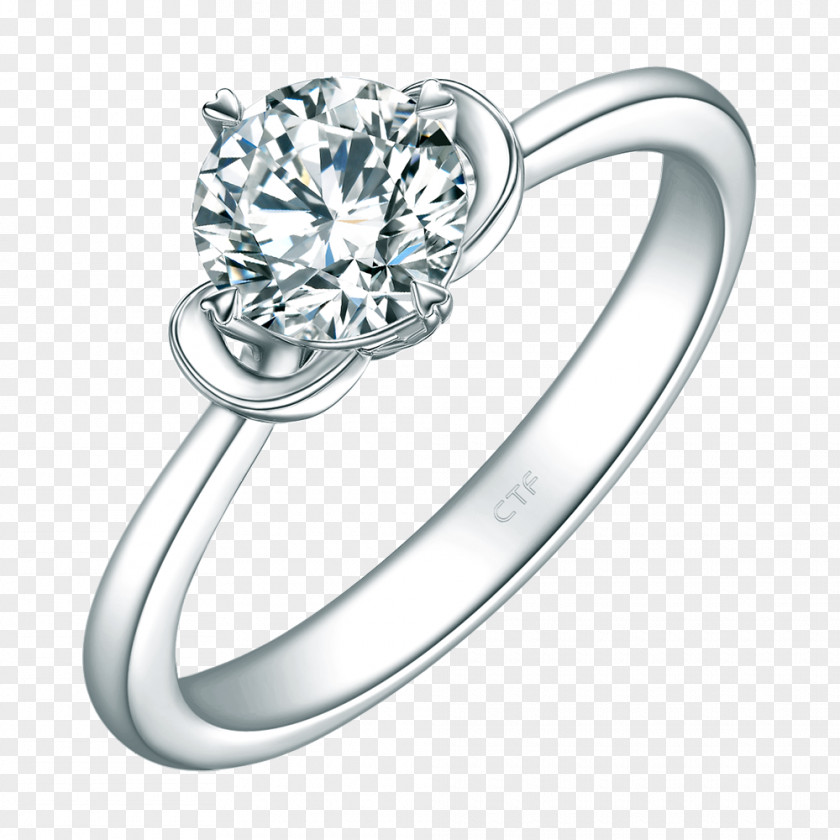 Diamond Chow Tai Fook Wedding Ring Jewellery PNG