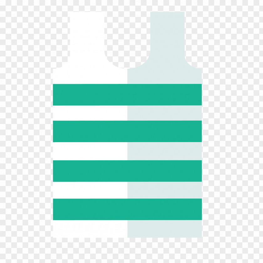 Simple Vest Brand Green Pattern PNG