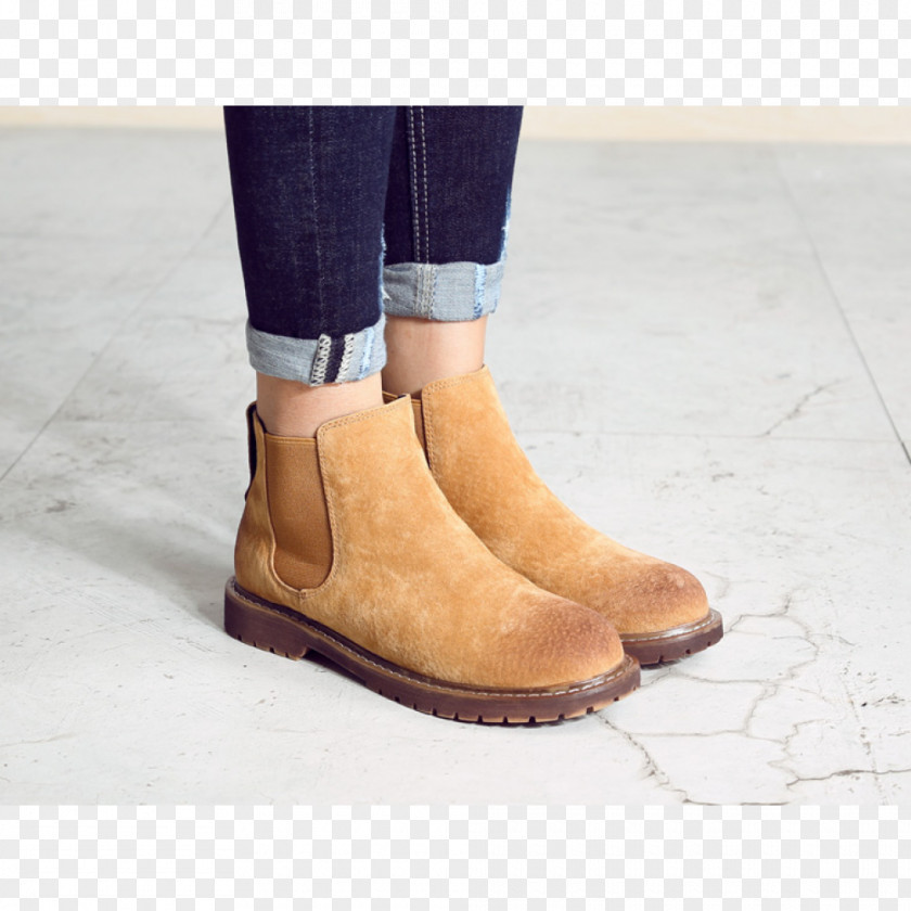 Boot Snow Suede Shoe PNG