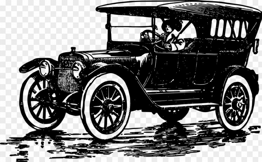 Car Drawing Vintage Classic Ford Model T Clip Art PNG
