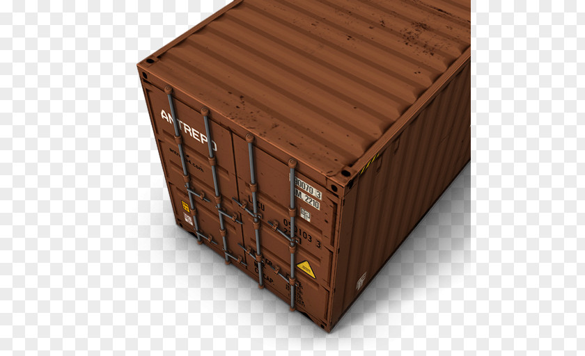 Container Intermodal Flat Rack PNG