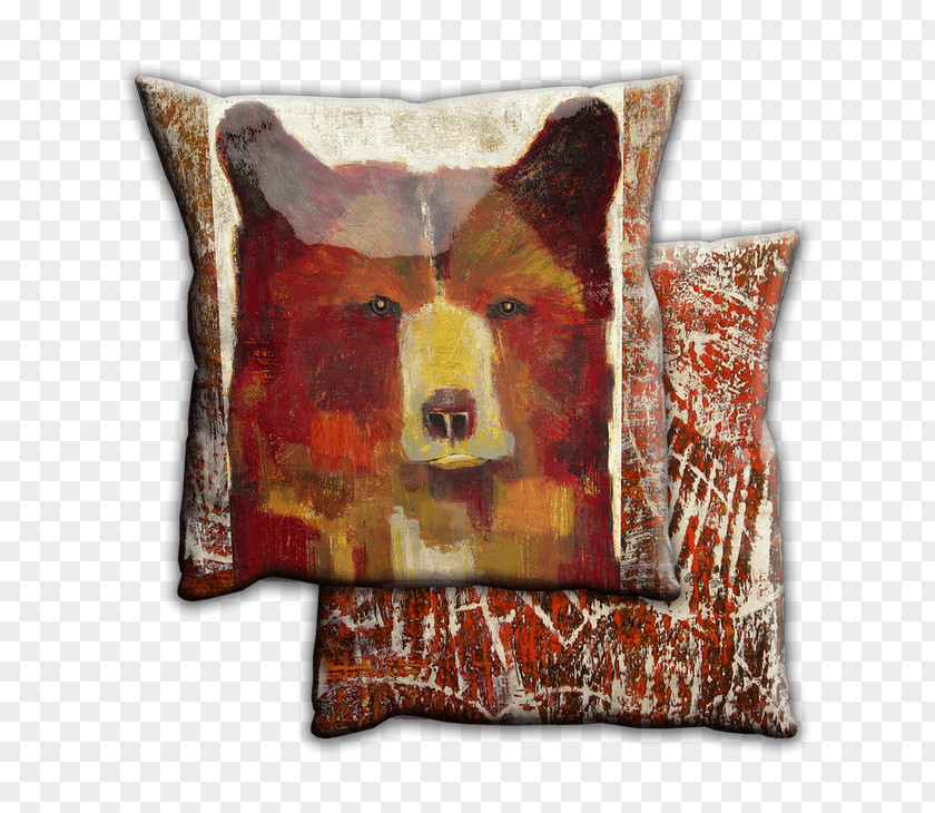 Timber Sign Electric Avenue Gifts Throw Pillows Bear Cushion PNG
