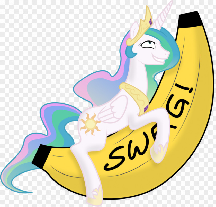 Banana Pony Equestria Princess Cadance Celestia PNG