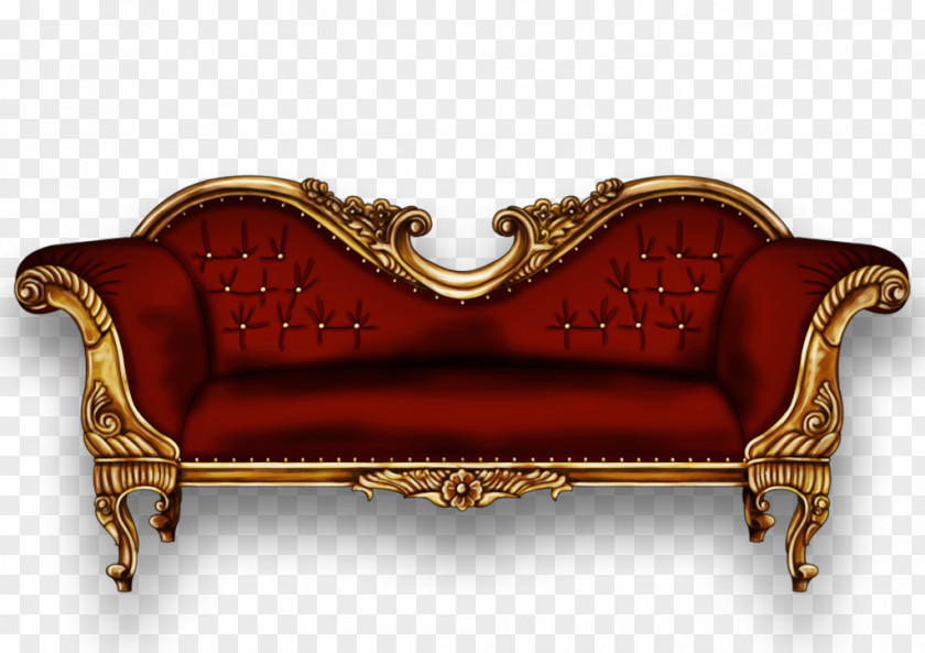 Baroque Bed Couch Chair Sofa Ukir Chaise Longue Antique PNG