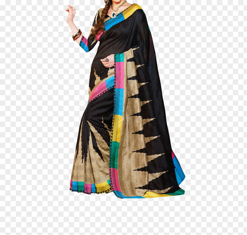 Bhagalpuri Silk Sari Paithani Tussar PNG