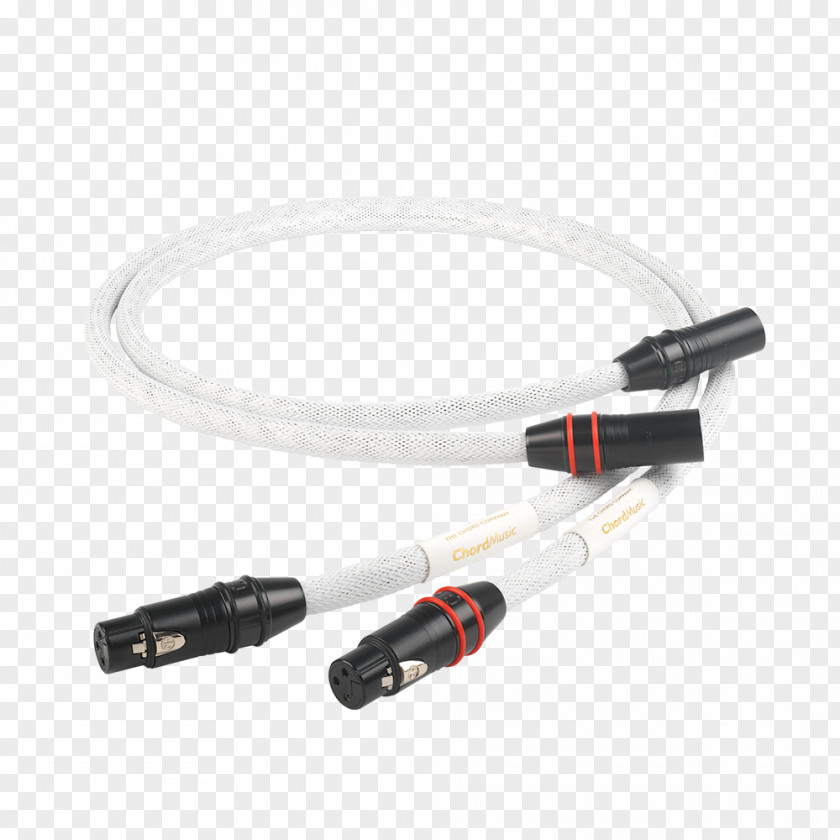 CHORD Coaxial Cable XLR Connector Electrical AES3 RCA PNG