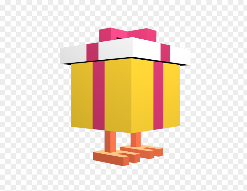 Crossy Road Yellow Magenta Angle PNG