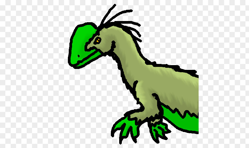 Dilophosaurus Velociraptor Cartoon Animal Wildlife Clip Art PNG