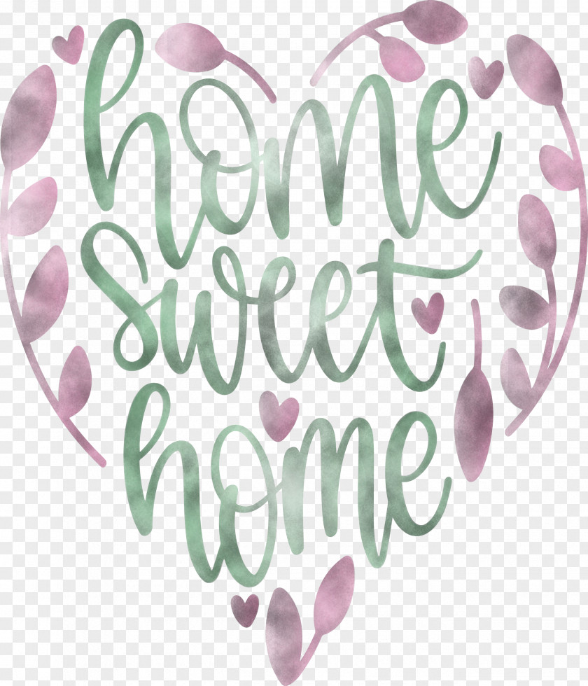 Family Day Home Sweet Heart PNG
