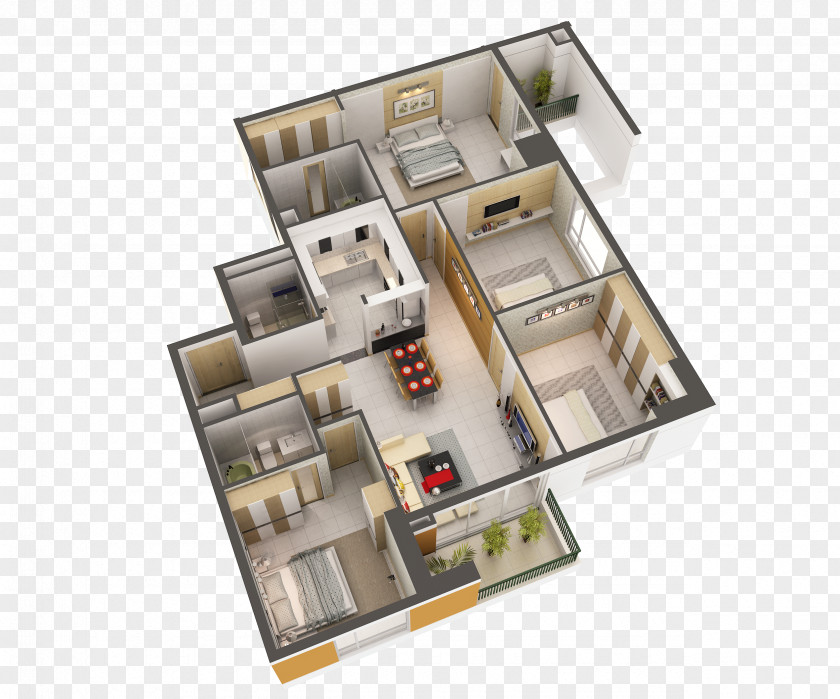 Floor House Plan Interior Design Services 3D Computer Graphics PNG