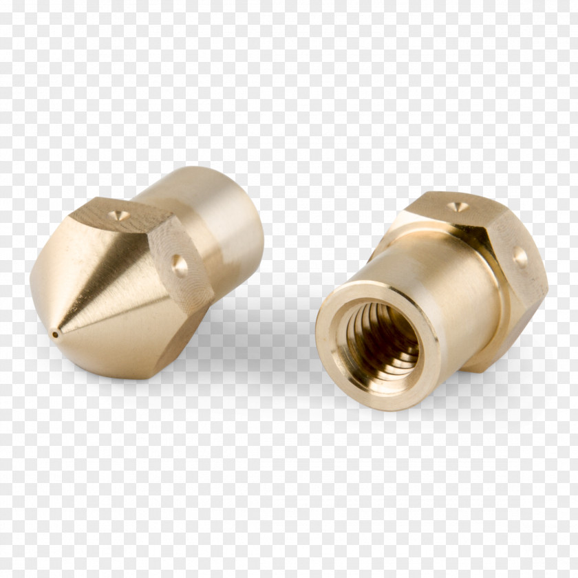Nozzle Extrusion 3D Printing Printer Brass PNG