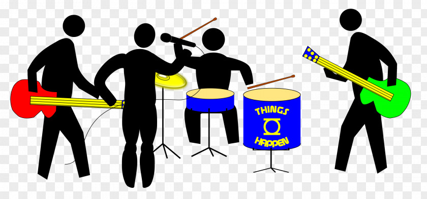 Rock Band Musical Ensemble Marching Drawing Clip Art PNG