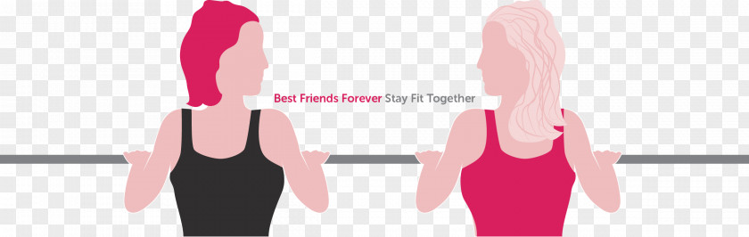 Bff Physical Fitness Barre + Beyond Exercise Finger PNG