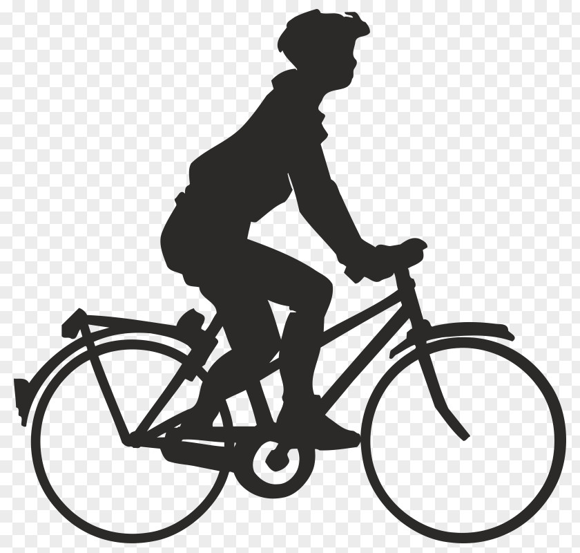 Bicycle Motorcycle Silhouette Clip Art PNG