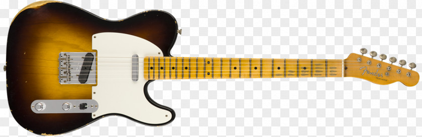 Electric Guitar Fender Telecaster Musical Instruments Corporation Custom Shop Sunburst PNG