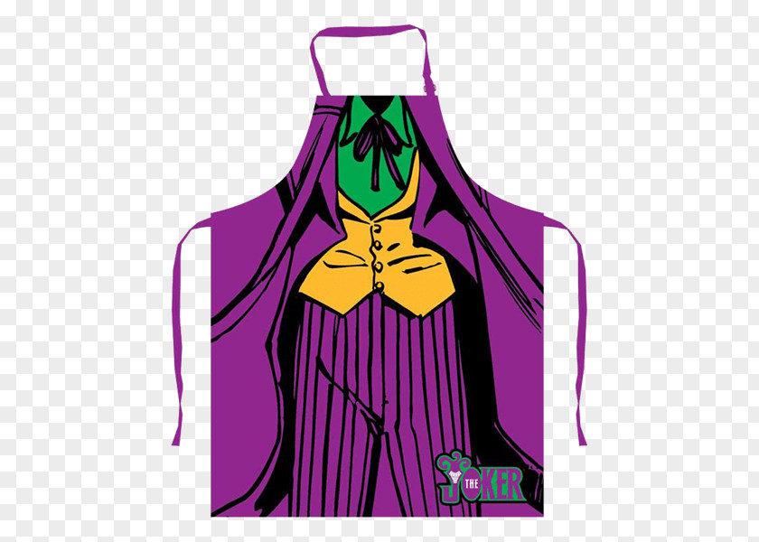 Joker Mask Clothing Apron DC Comics PNG