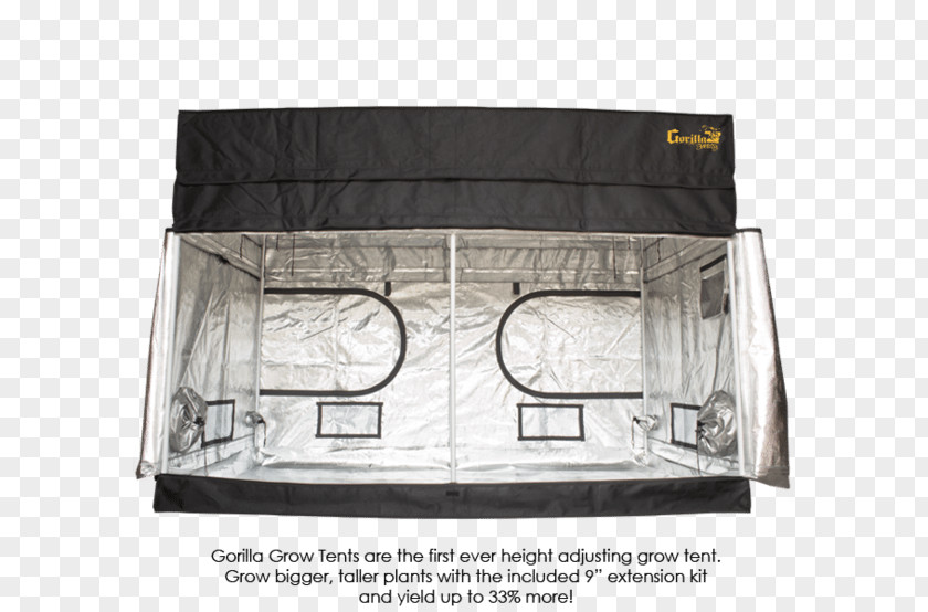 Small Indoor Grow Boxes Gorilla Tent Shorty Line Western Canvas PNG