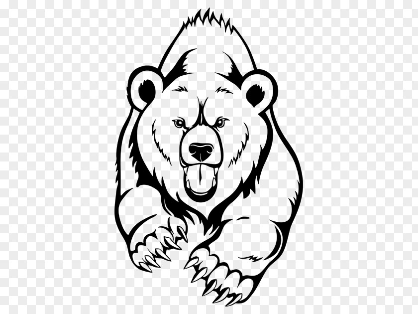 Bear Polar Grizzly Whiskers Clip Art PNG